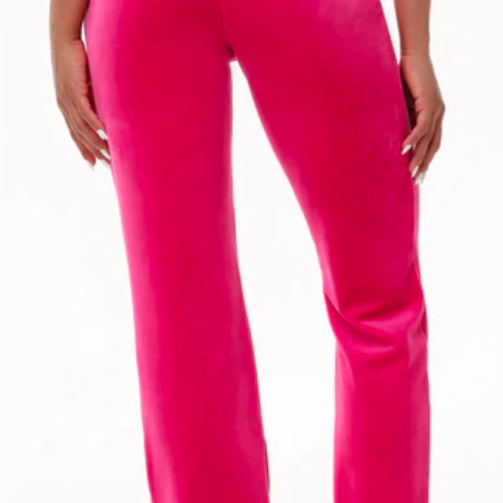 Juicy Couture Vibrant Velour Bling Pants in color Free Love